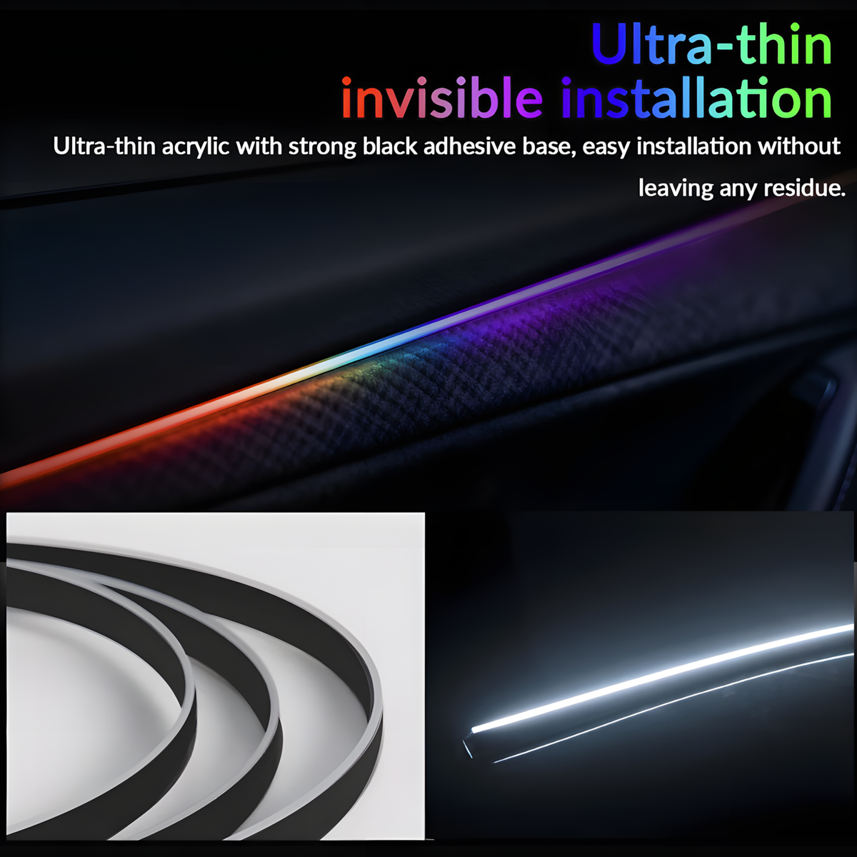 Extra acrylic LED strip for the 18 in 1 RGB Car Interior Kit