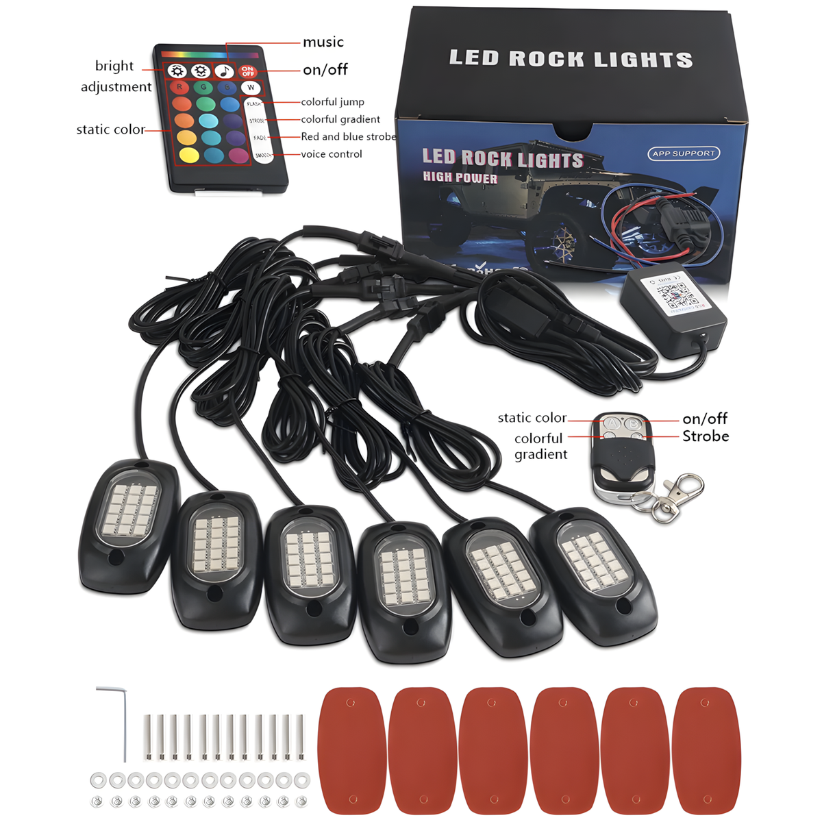 RGB Rock Lights Kit
