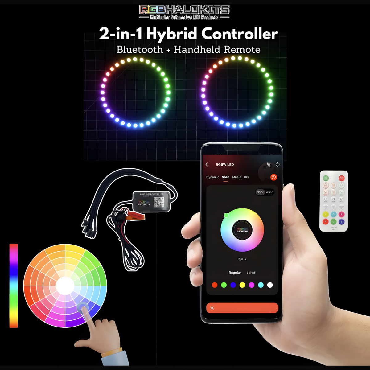 RGBHaloKits Heart Halos (RGB)