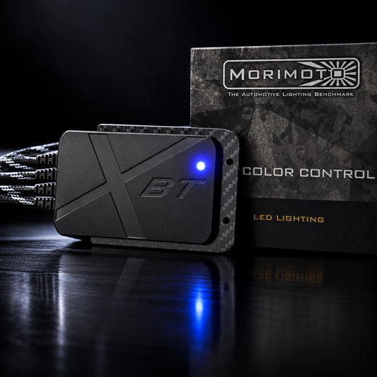 Morimoto XBT Bluetooth controller powered on