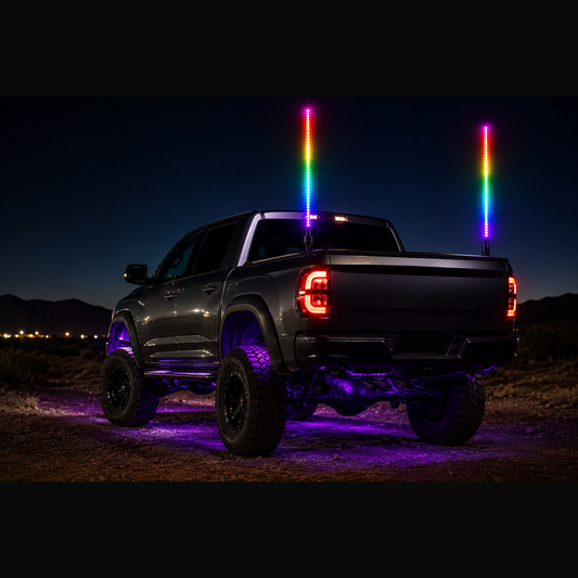 RGB Whip Lights (1.8m)