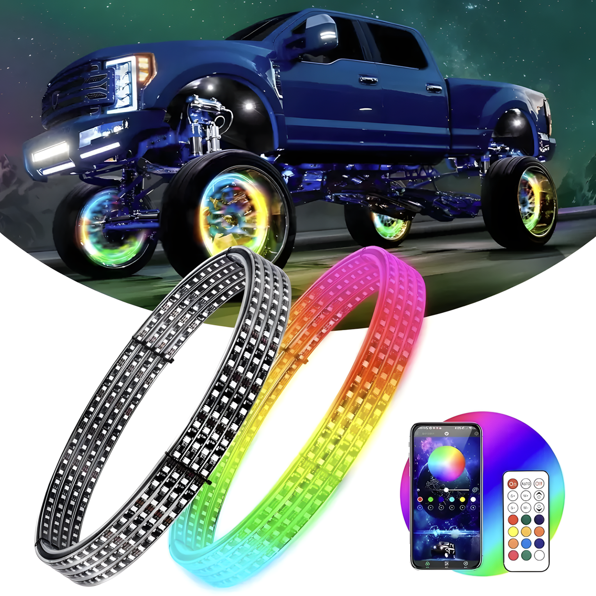 RGB Wheel Lights (4-Wheel Kit)