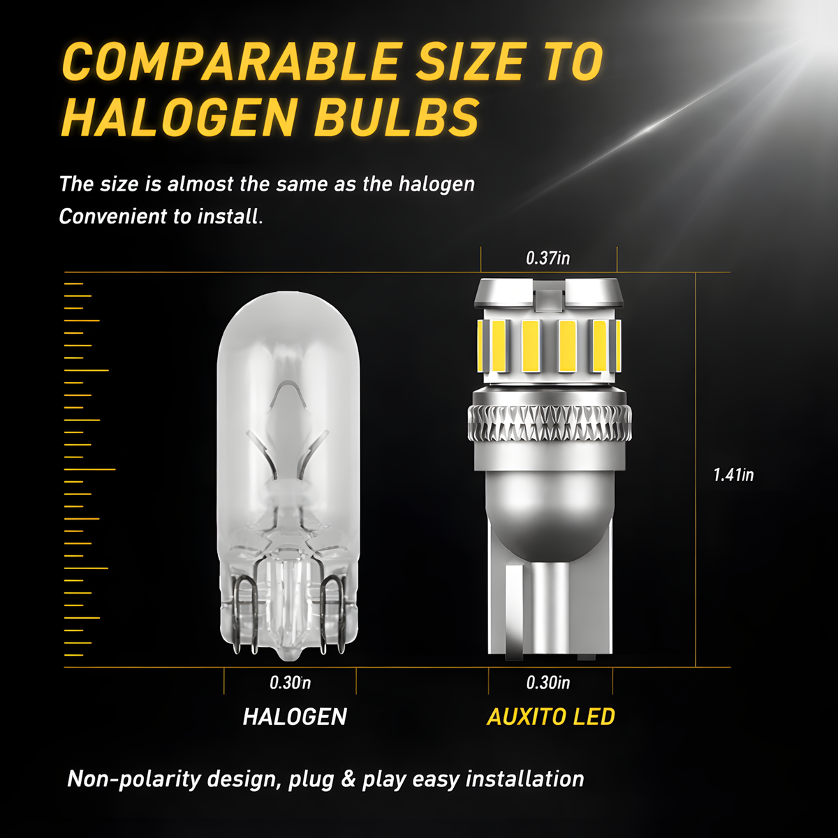 T10 W5W LED Bulbs (Pair)
