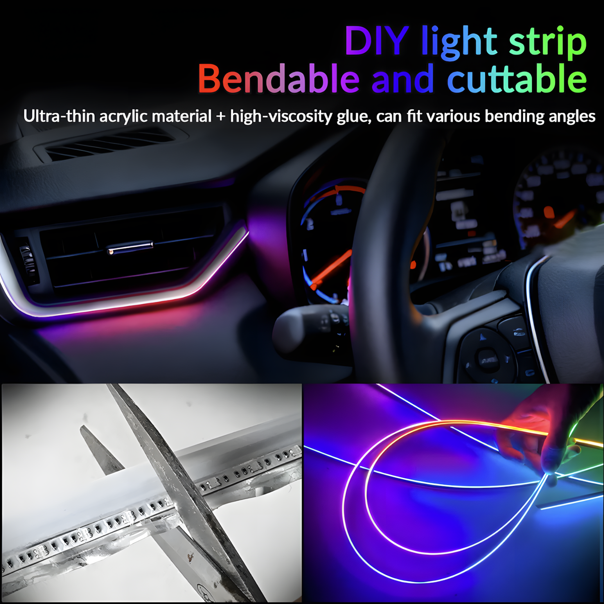 18 in 1 RGB Car Interior Kit
