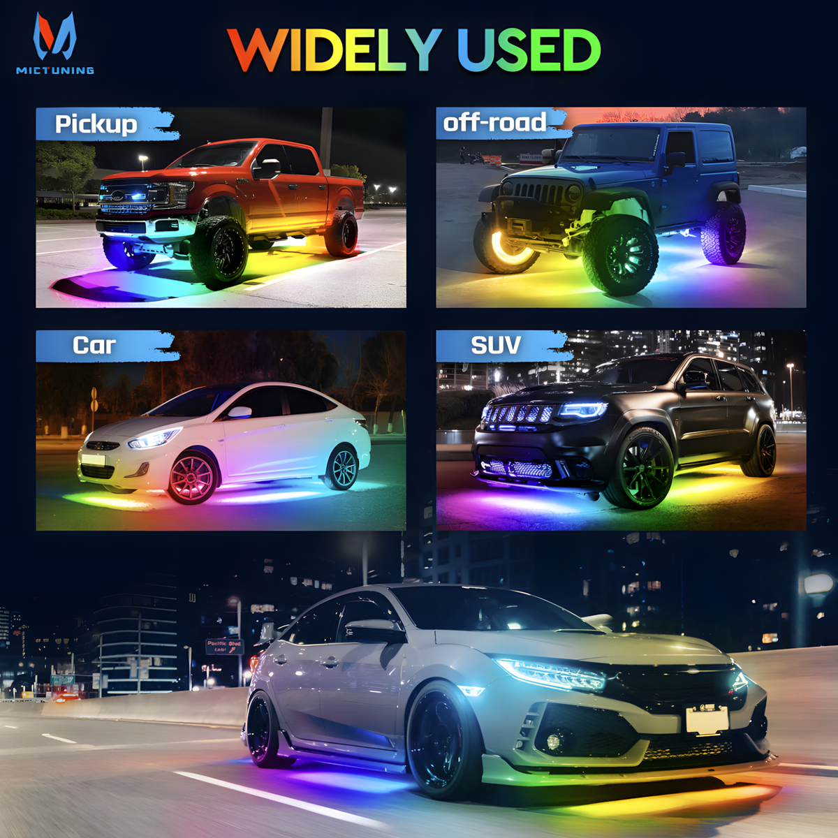 Underglow Kit (8 Piece)