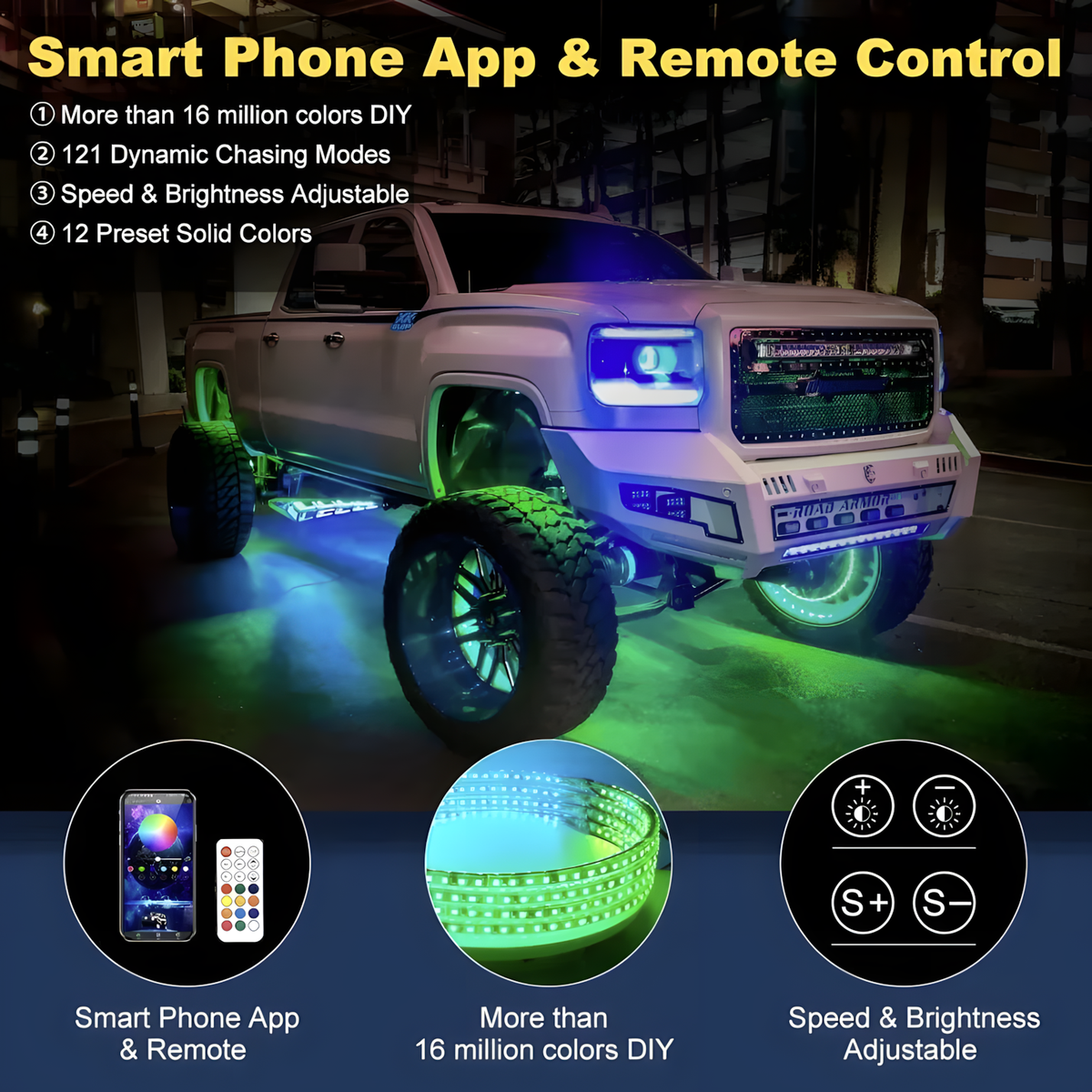 RGB Wheel Lights (4-Wheel Kit)