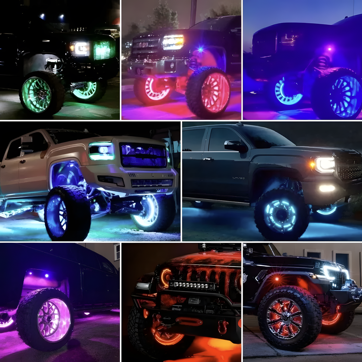 RGB Wheel Lights (4-Wheel Kit)