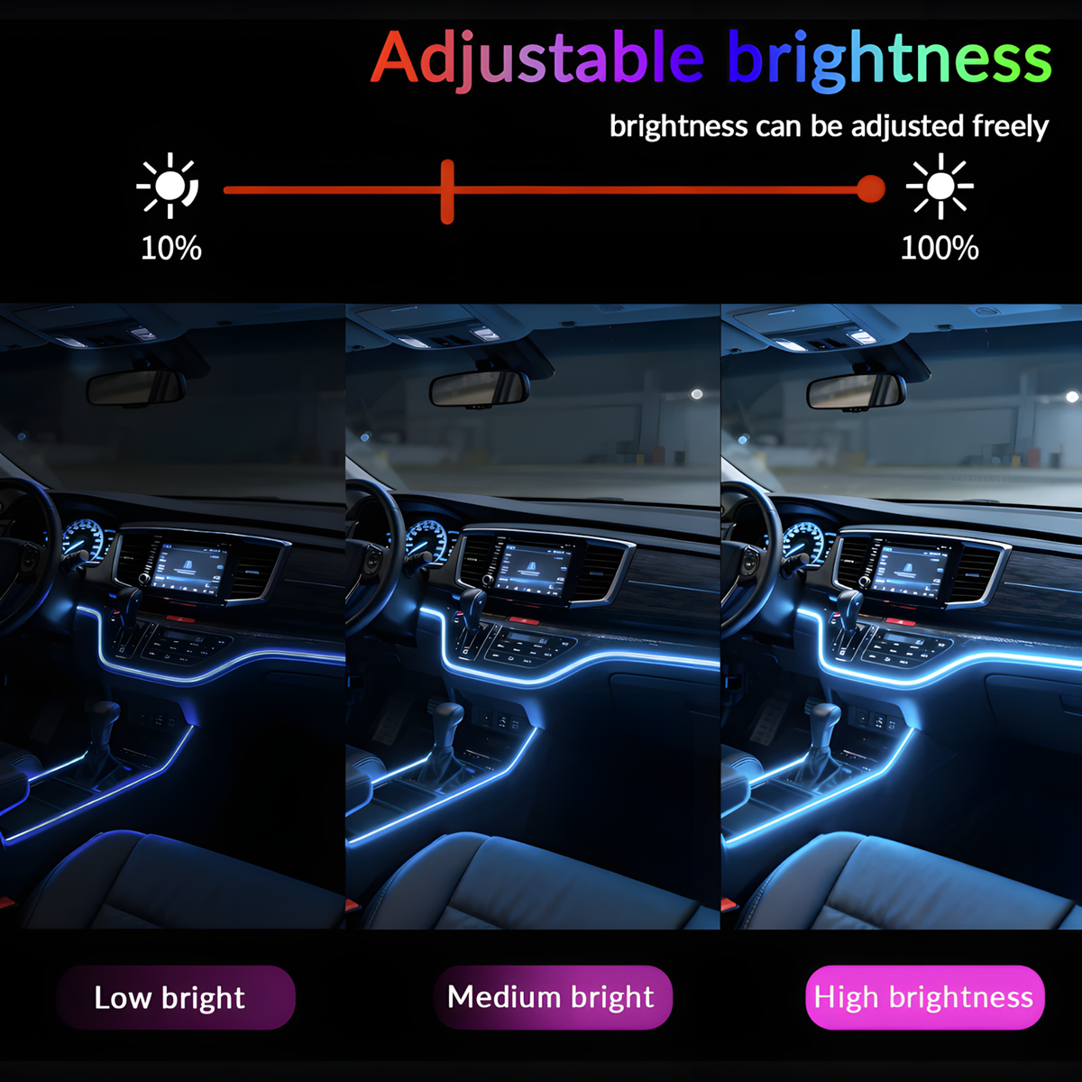 18 in 1 RGB Car Interior Kit