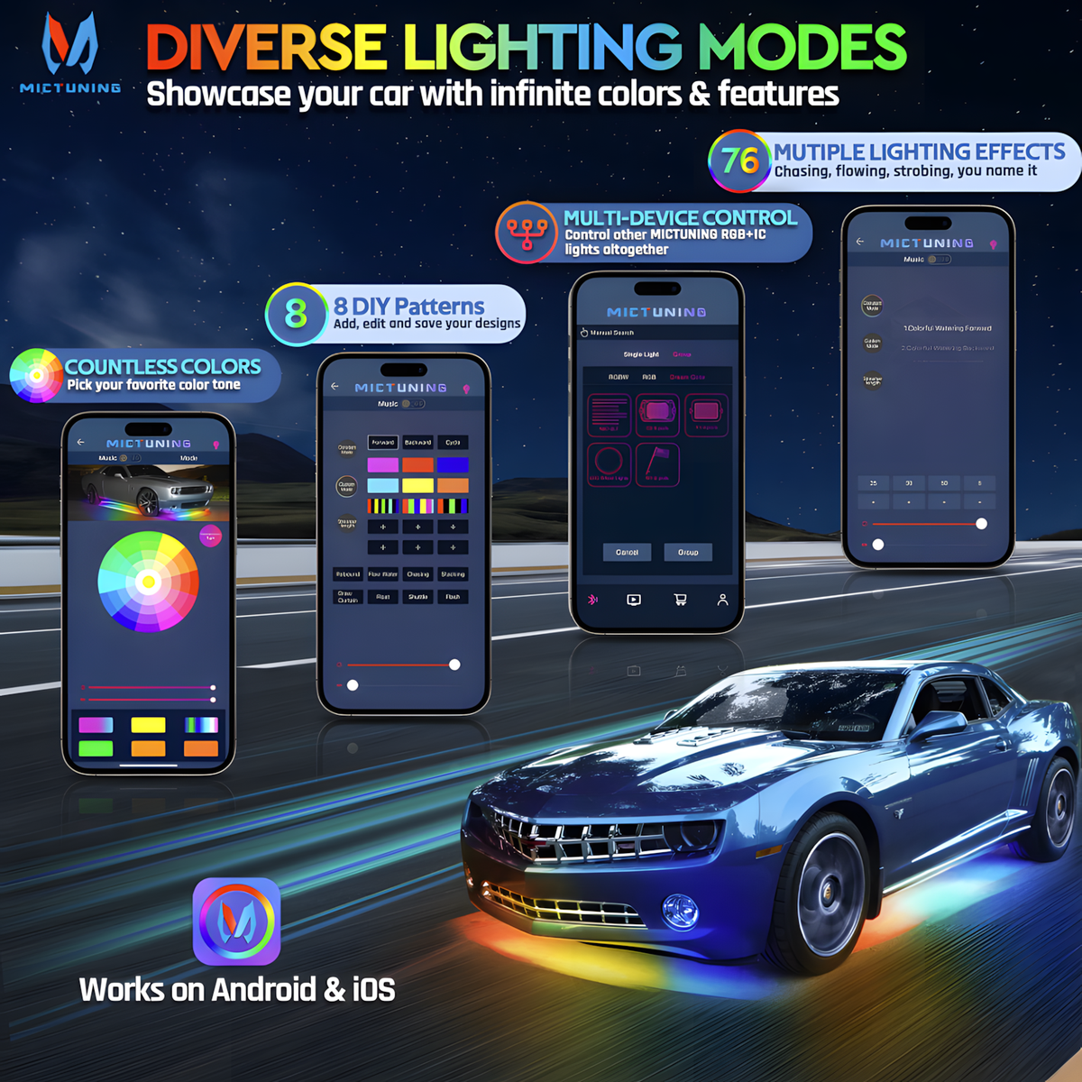Underglow Kit (8 Piece)