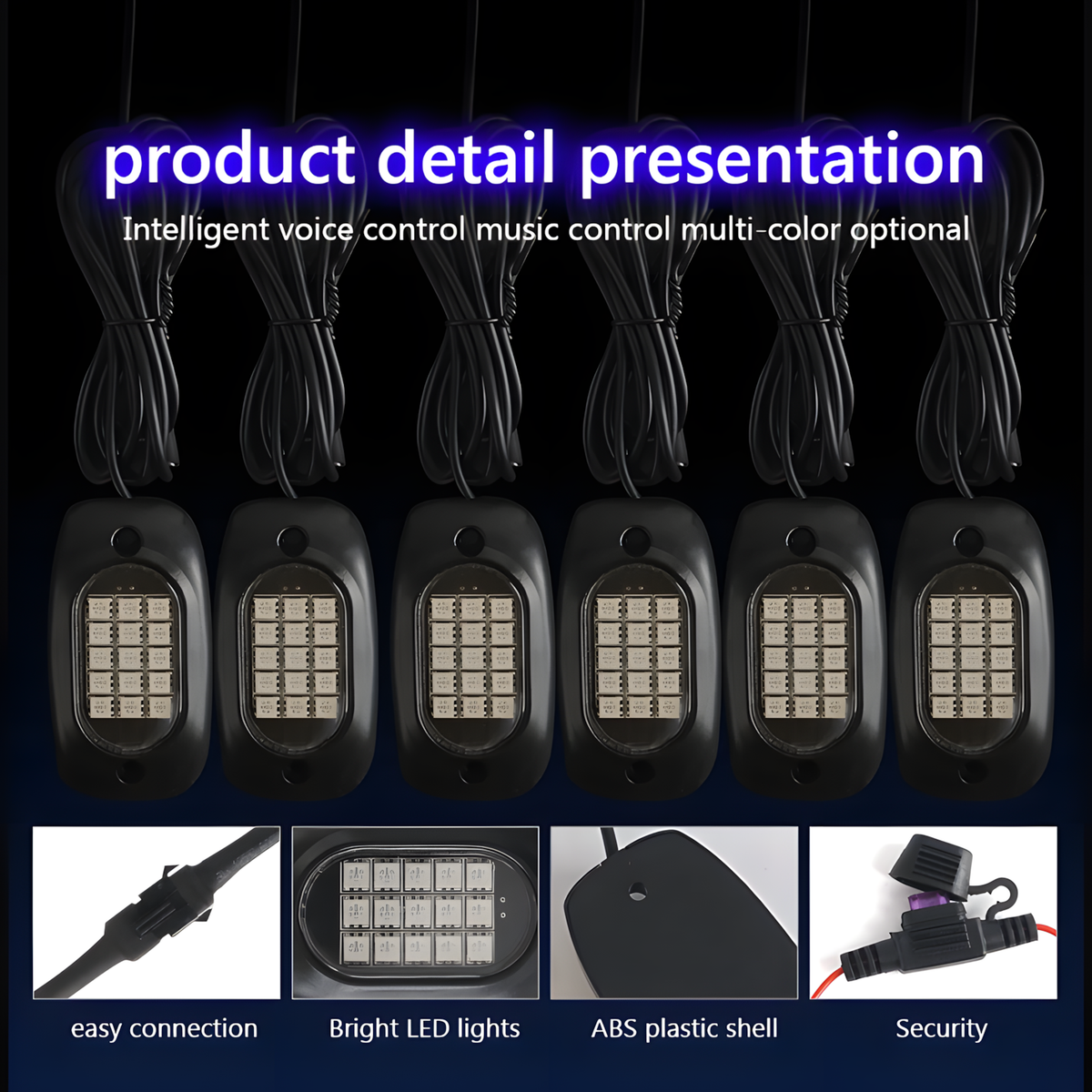 RGB Rock Lights Kit