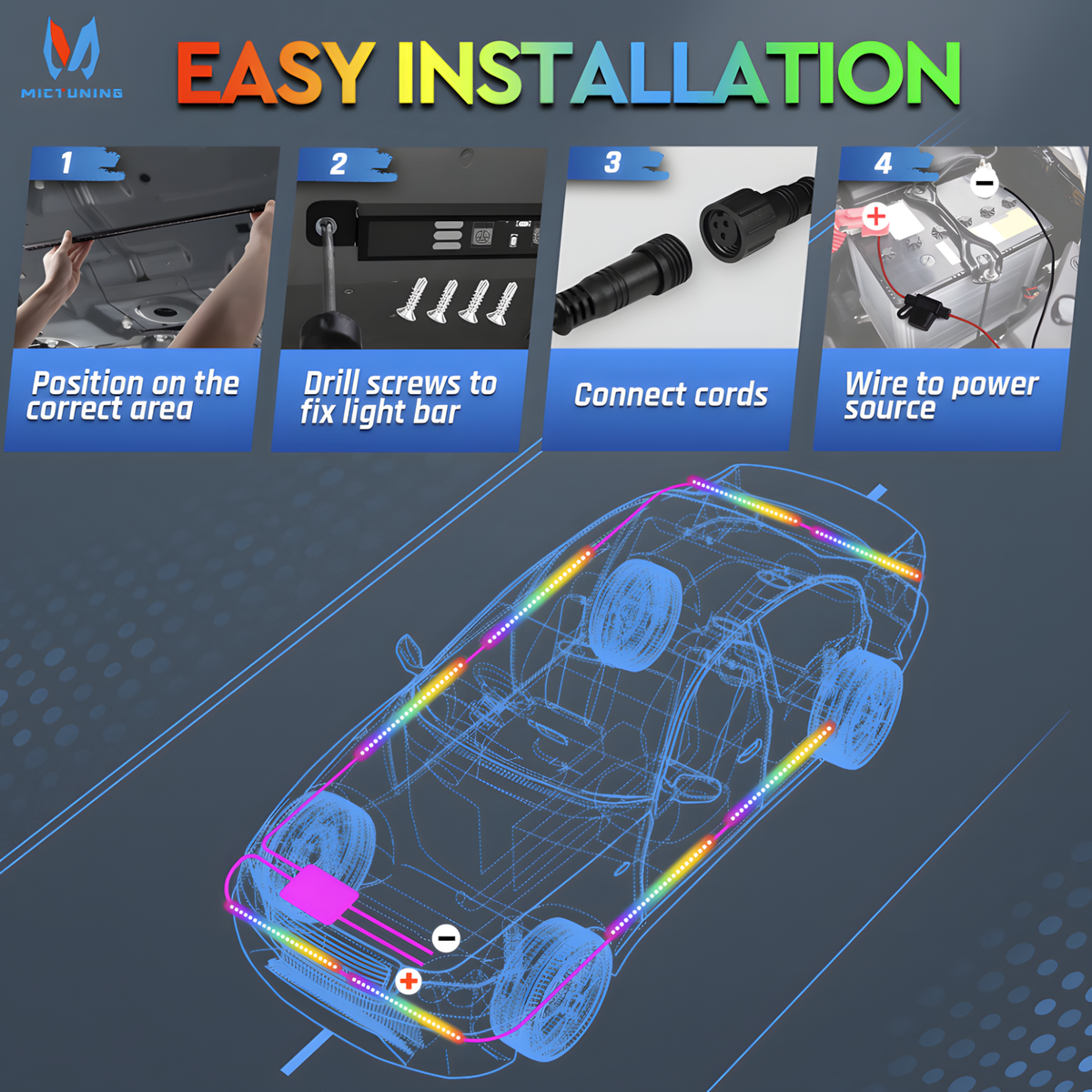 Underglow Kit (8 Piece)