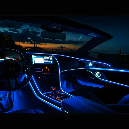 RGB Car Interior Ambient Light Strip Kit