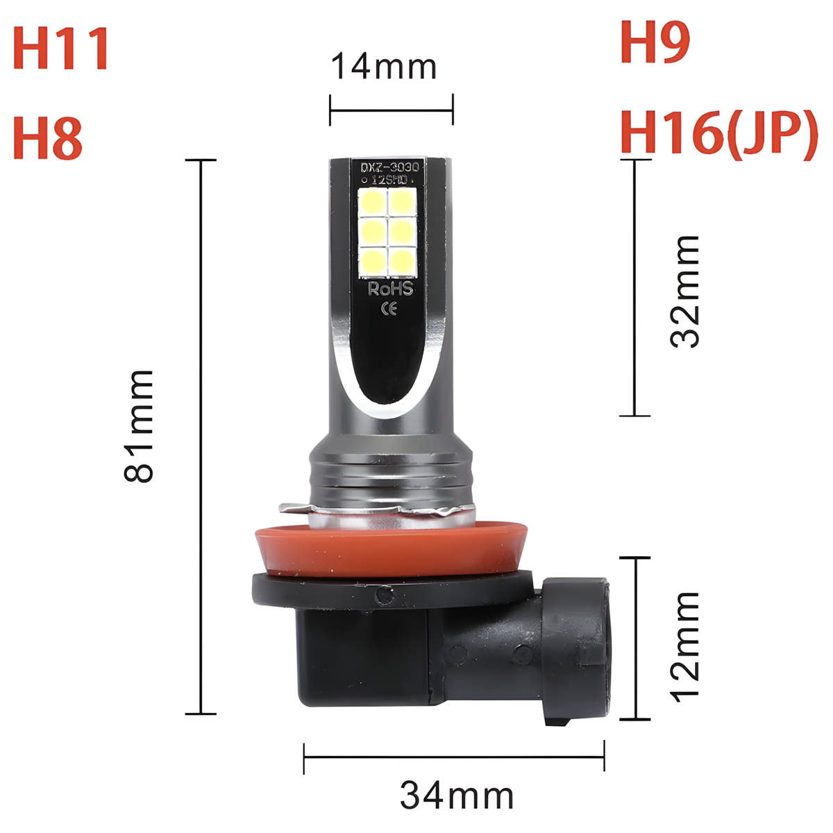 H-Series LED Fog & Headlight Bulbs
