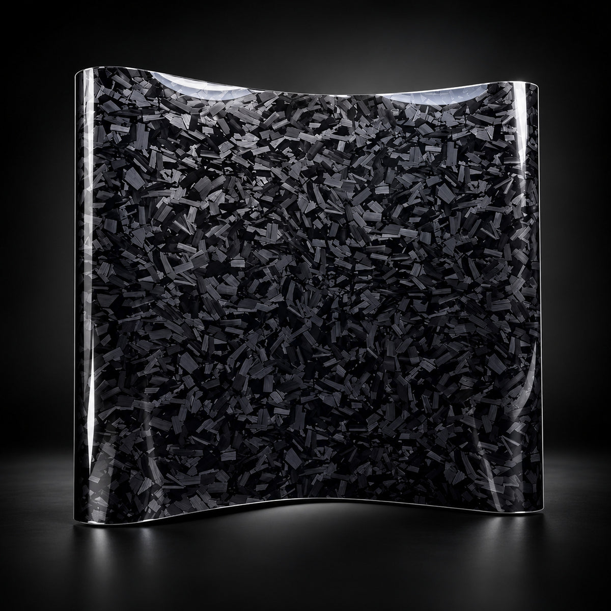 Forged carbon vinyl wrap sheet