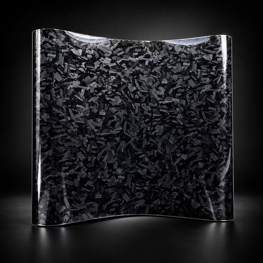 Forged carbon vinyl wrap sheet