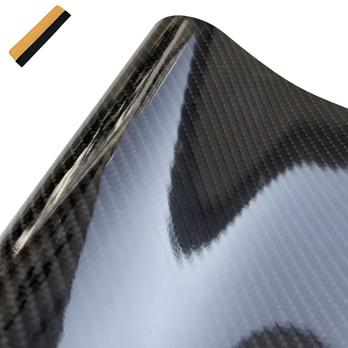 Carbon Fibre Vinyl Wrap (Self-Adhesive)