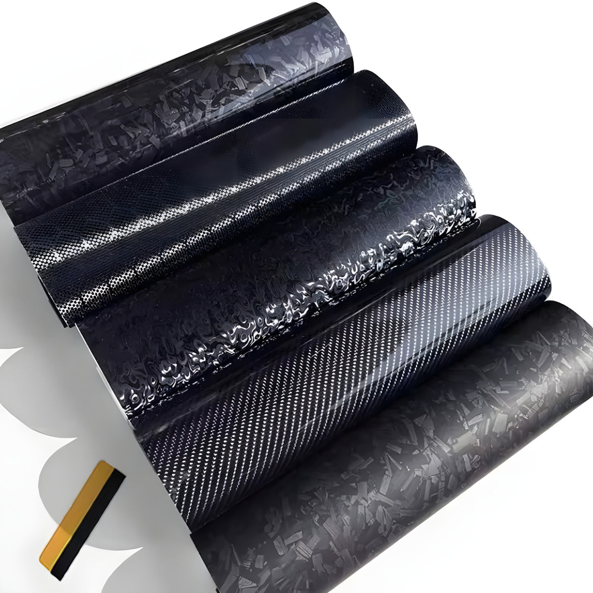 Carbon Fibre Vinyl Wrap (Self-Adhesive)