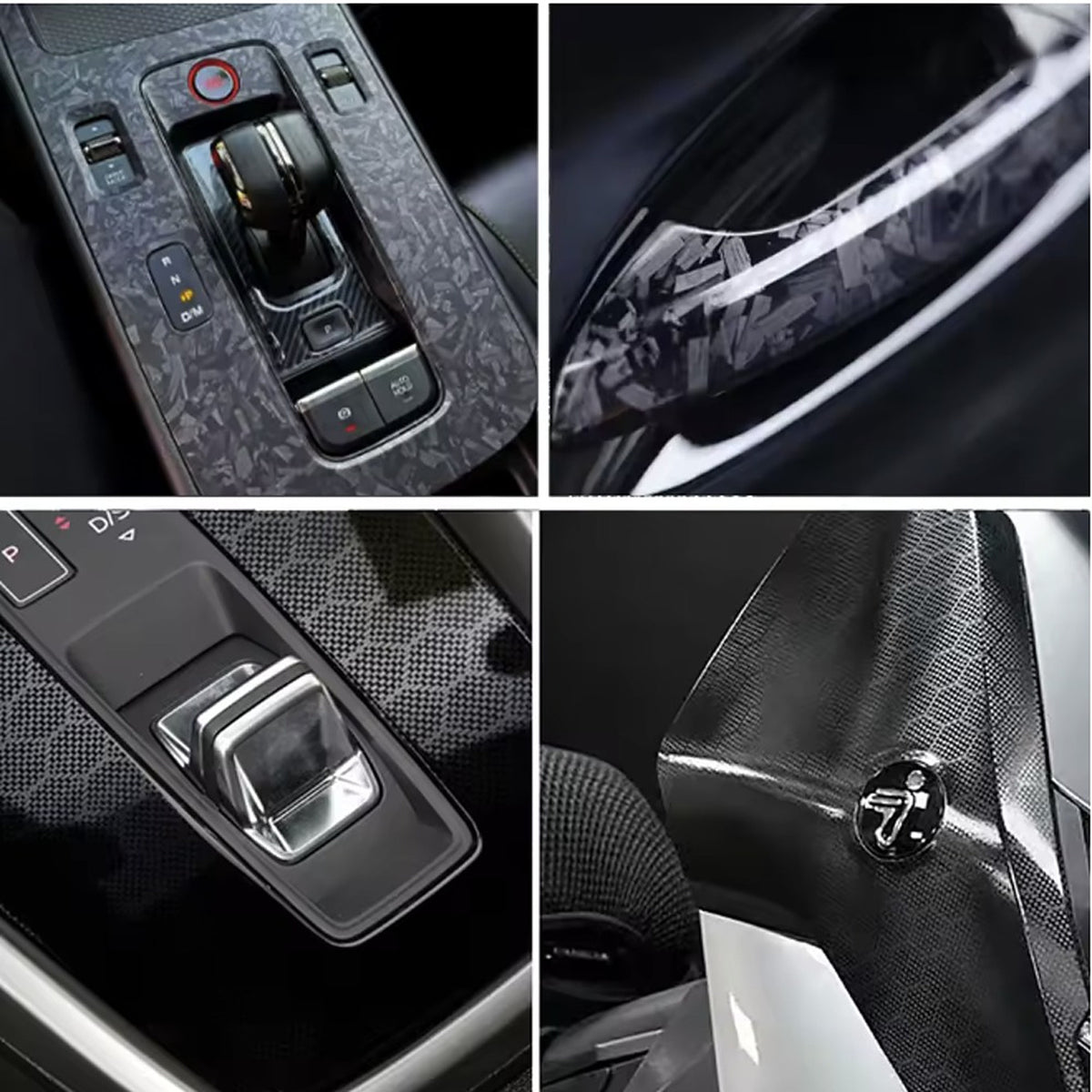Carbon Fibre Vinyl Wrap (Self-Adhesive)