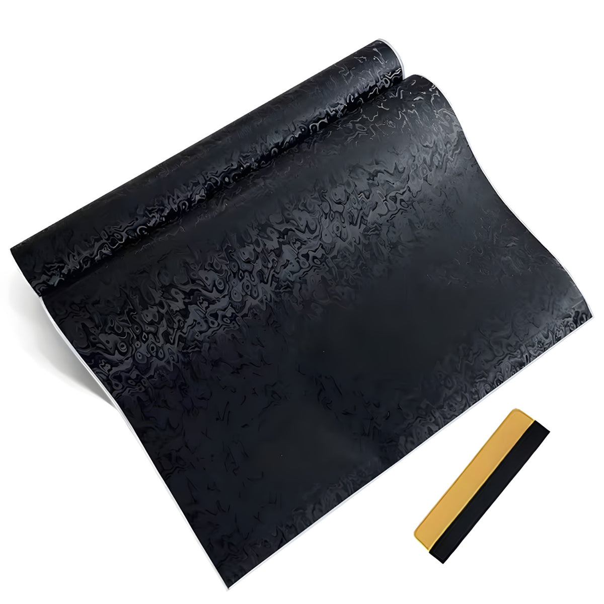 Carbon Fibre Vinyl Wrap (Self-Adhesive)