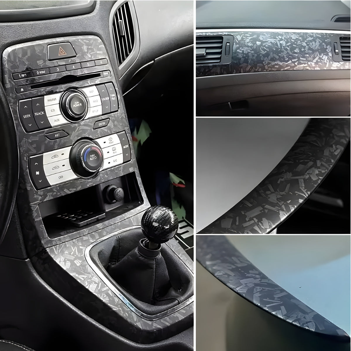 Carbon Fibre Vinyl Wrap (Self-Adhesive)