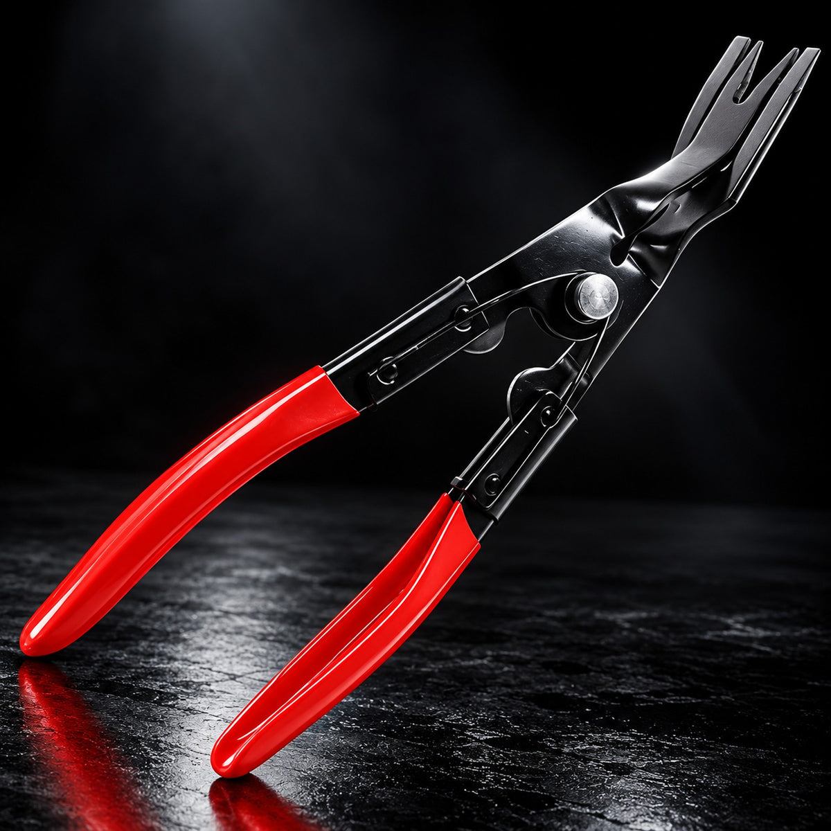 Heavy duty headlight clip removal pliers