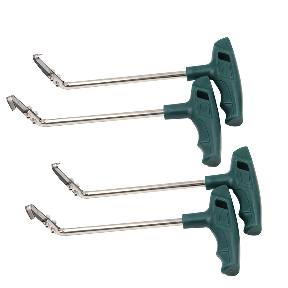 4-piece headlight opening tool set with T-handles