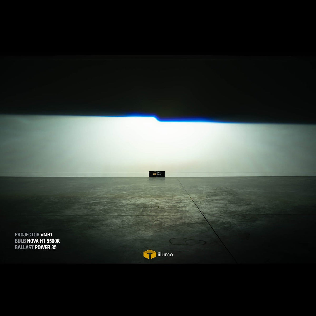 iilumo iiMH1 low beam pattern with 35W ballasts
