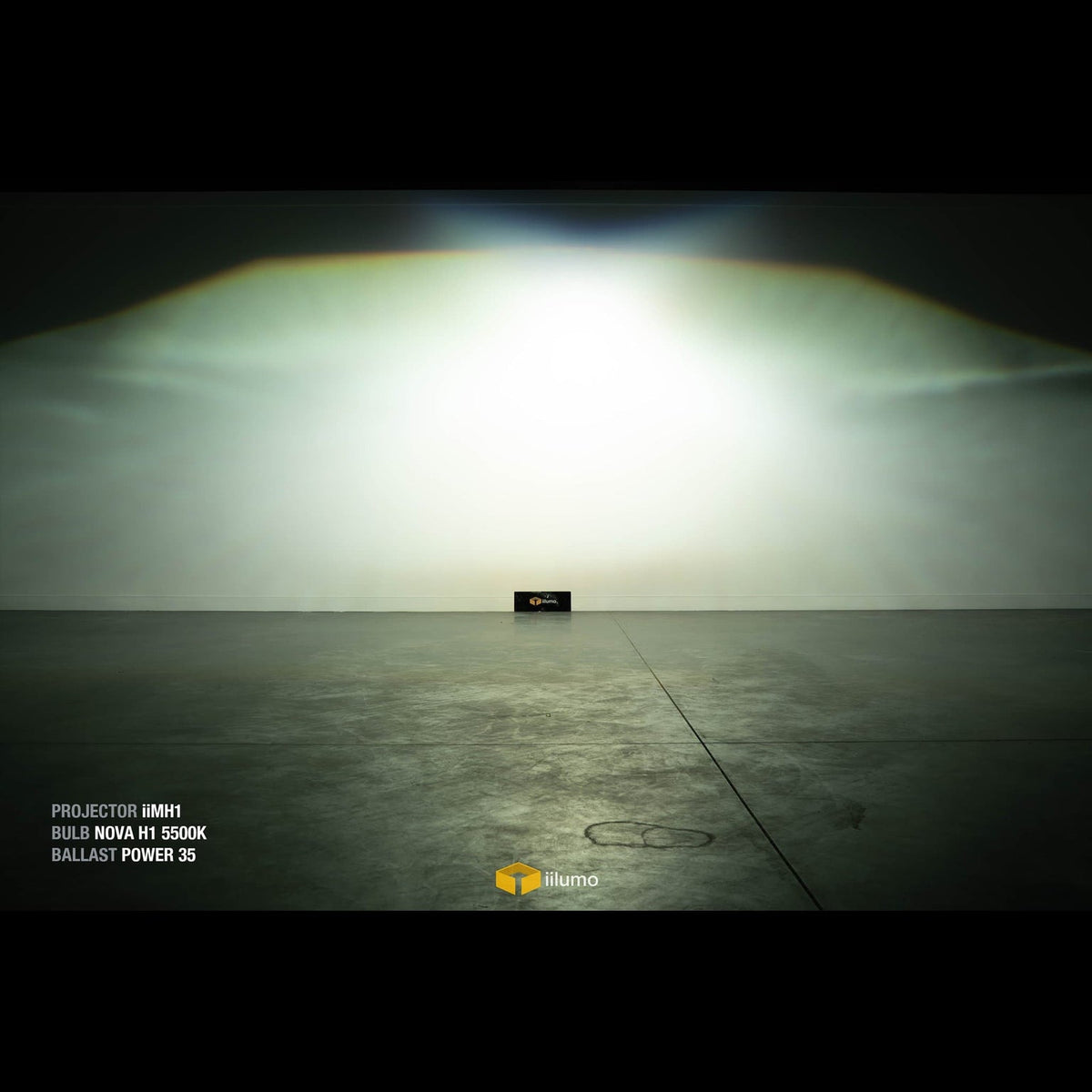 iilumo iiMH1 high beam pattern with 35W ballasts