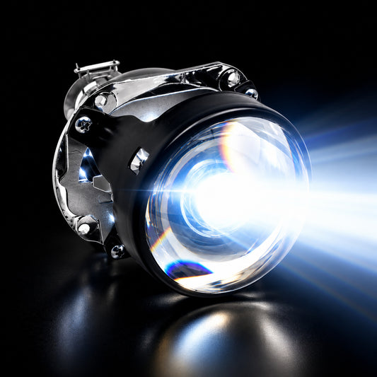 iilumo iiMH1 2.5" bi-xenon projector lit up
