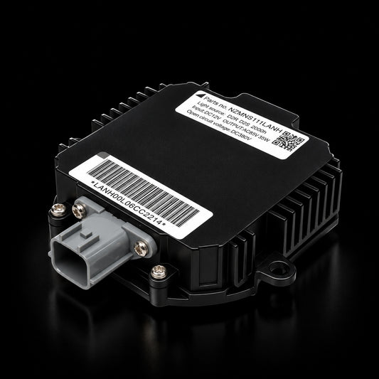 iilumo OE replacement 35W HID ballast, angled view