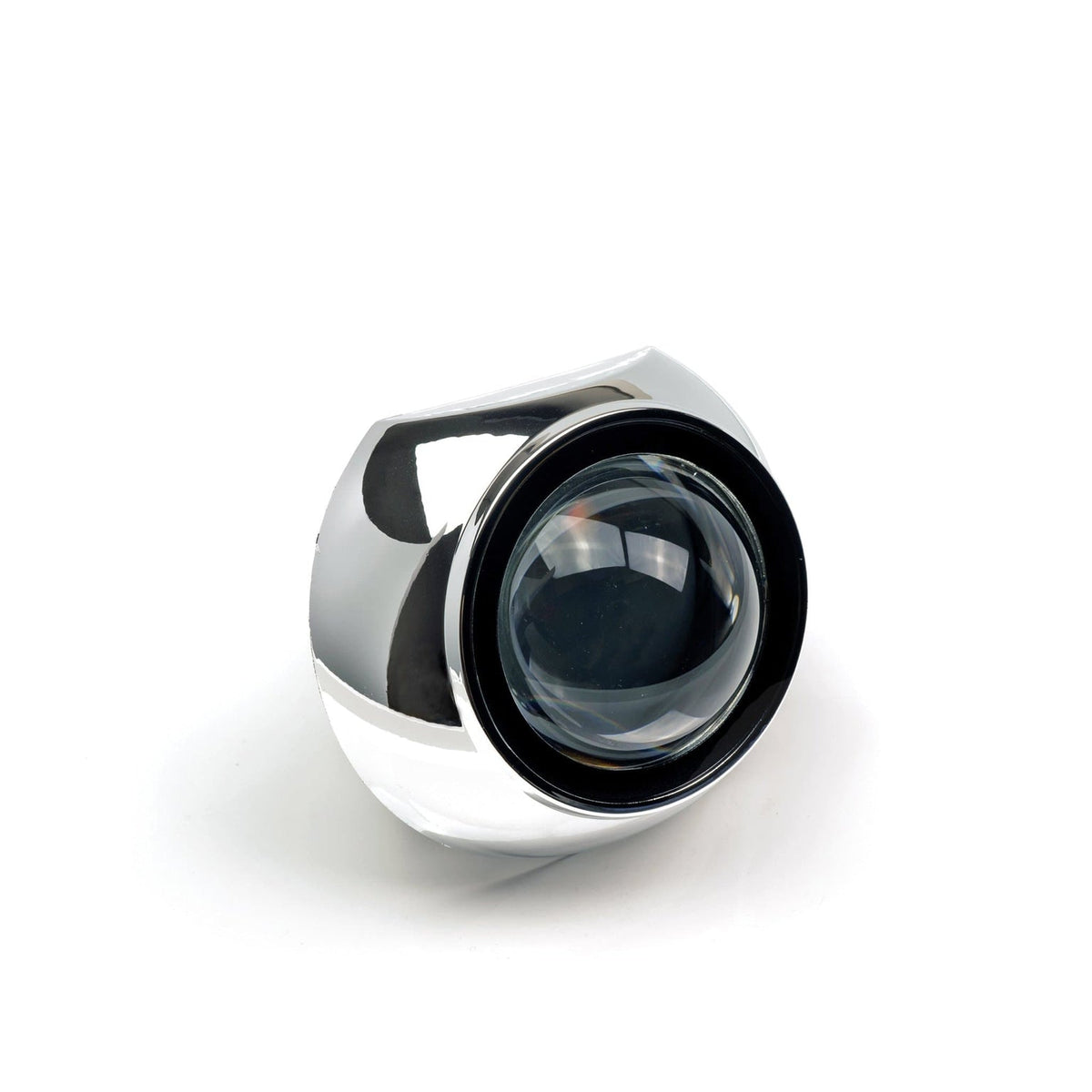 iilumo Iris projector shroud in chrome