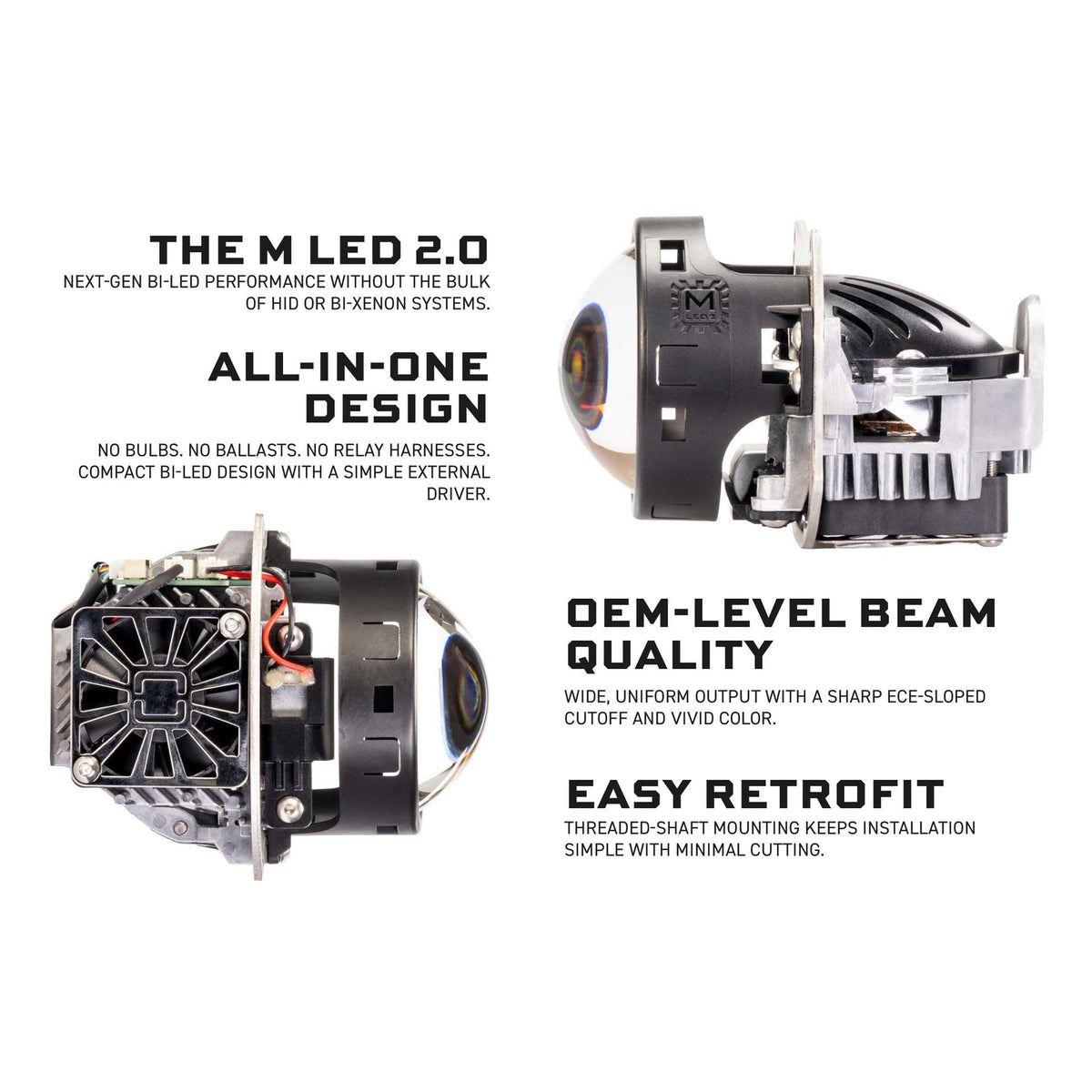 Morimoto M LED 2.0 features