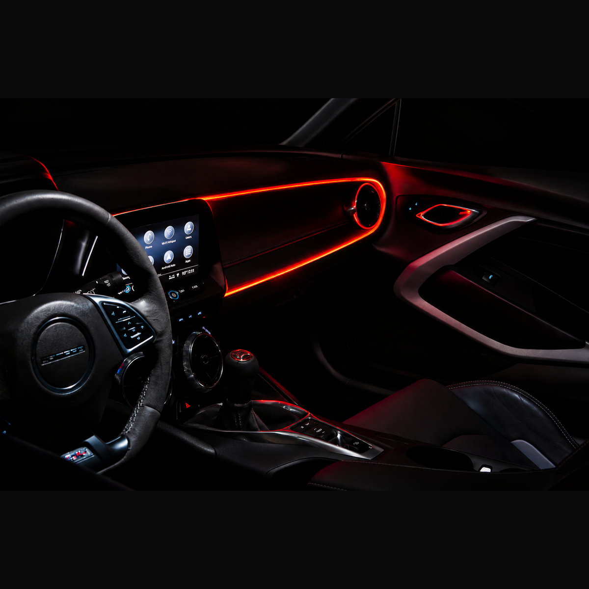 Oracle ColorSHIFT fibre optic interior kit lit red