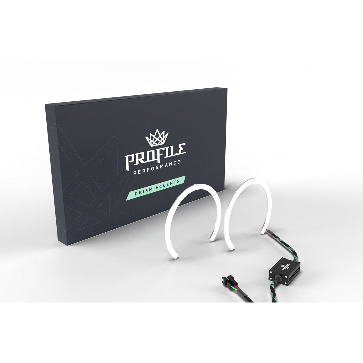 Profile Prism semi-circle halos packaging