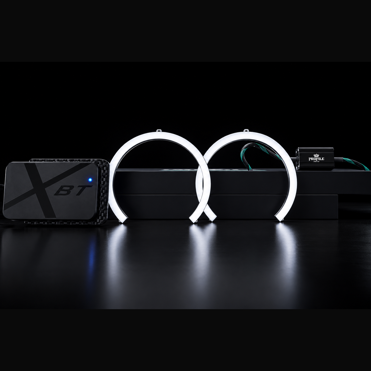 Profile Prism semi-circle halos with Morimoto XBT controller