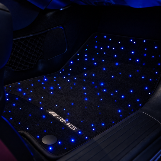 RGBHaloKits starlight floor mat lit up blue