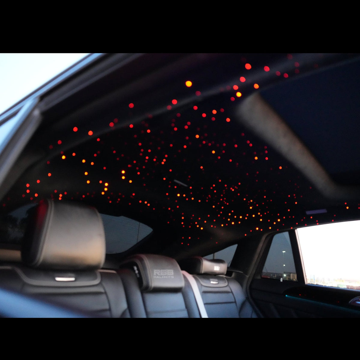 Starlight headliner lit red