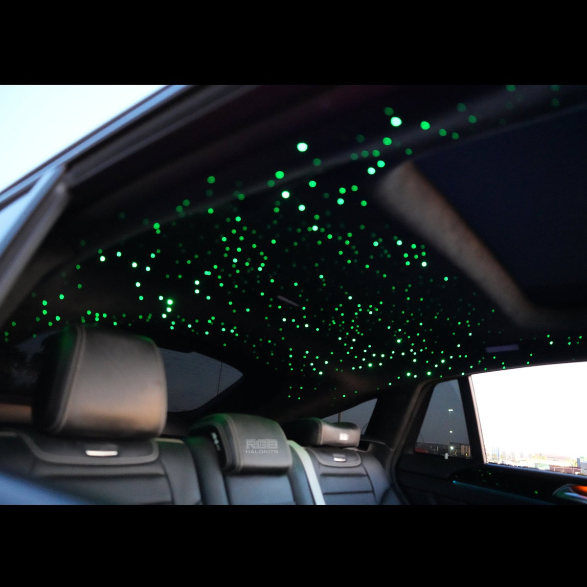 Starlight headliner lit green