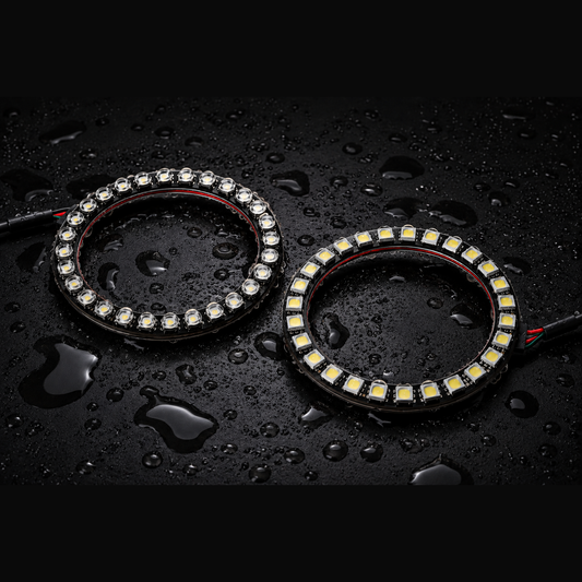 Pair of RGBHaloKits waterproof LED halo rings