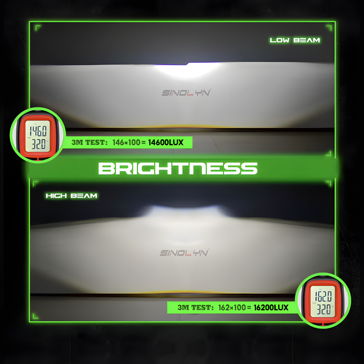 2.5" RHD Bi-LED Projectors (Tri-Colour)