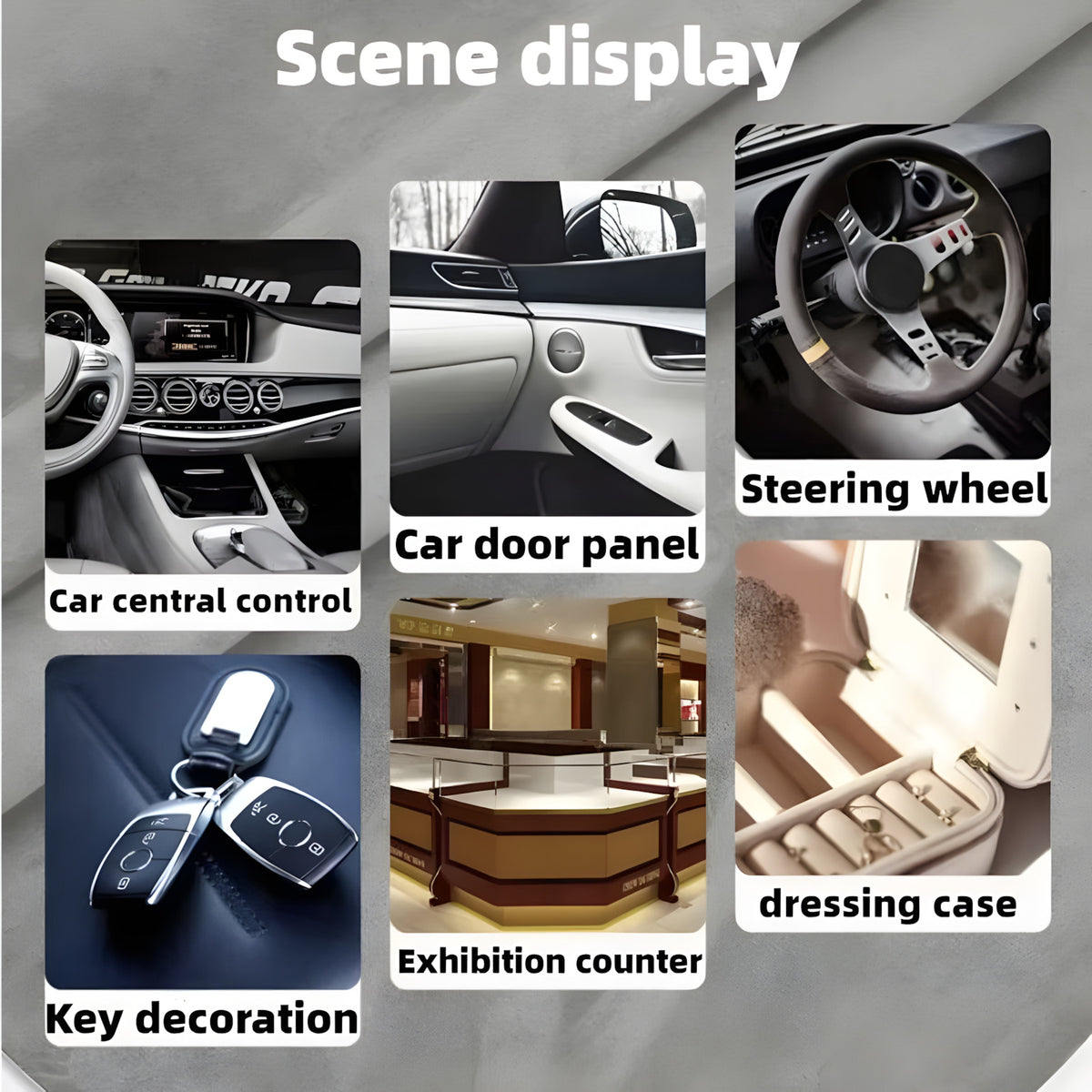 Suede Interior Wrap (Self-Adhesive)