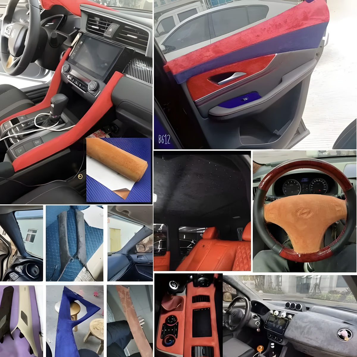 Suede Interior Wrap (Self-Adhesive)