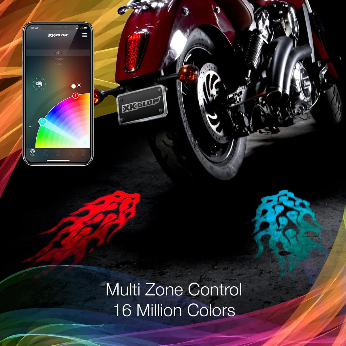 XKGlow CurbFX multi-zone control with 16 million colours