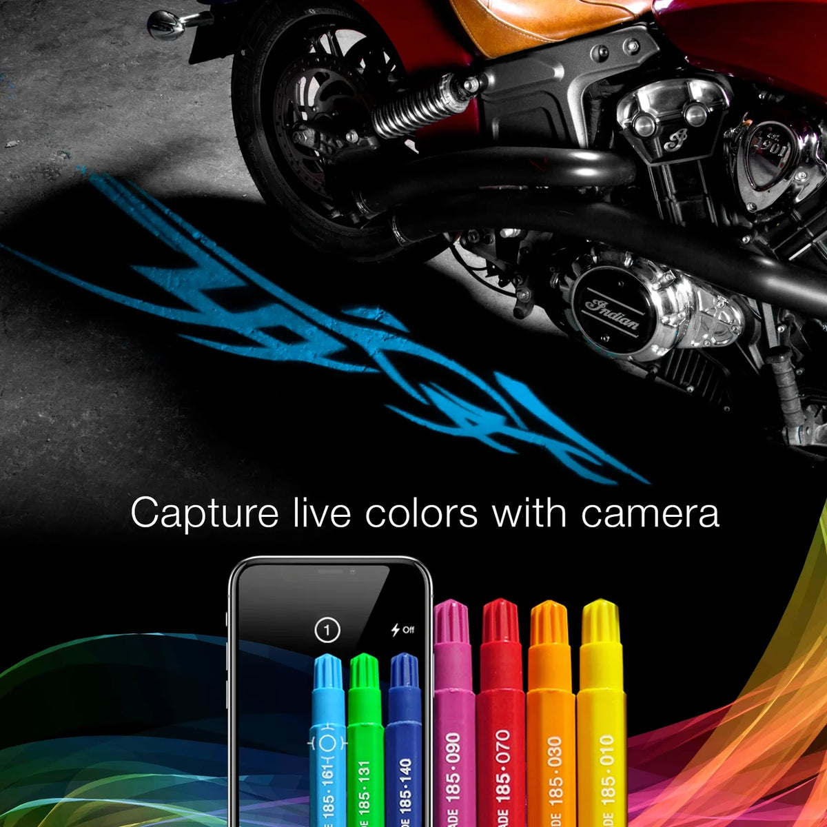 XKGlow CurbFX colour capture with a phone camera