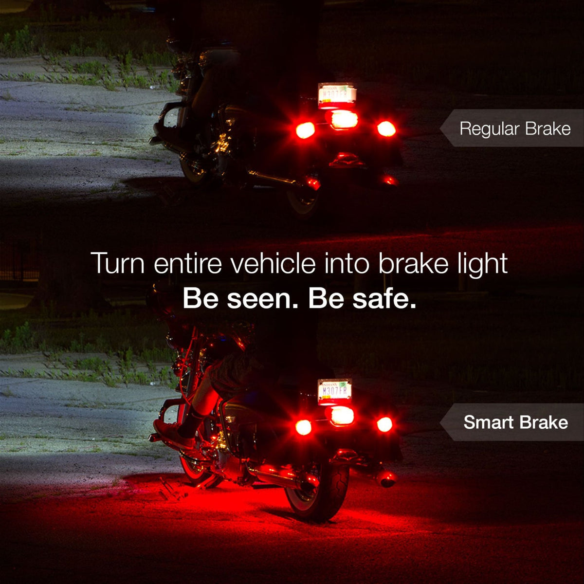 XKchrome smart brake lighting