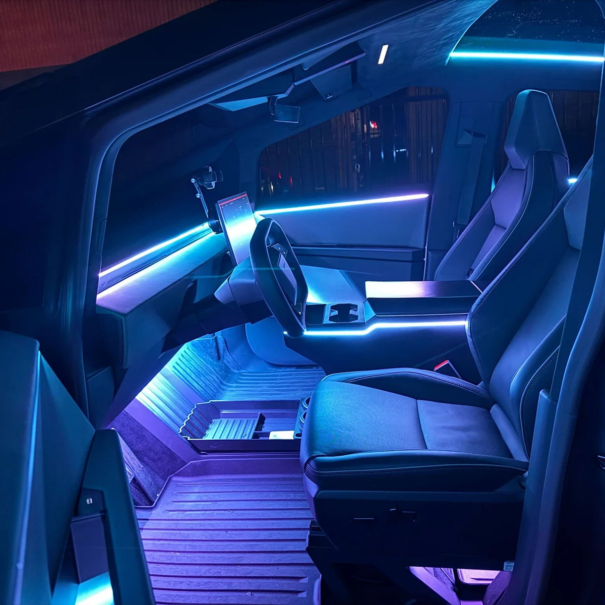 XKGlow XKmax ULTRA interior lighting in blue